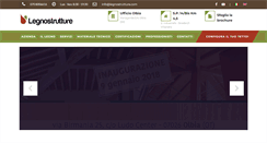 Desktop Screenshot of legnostrutture.com